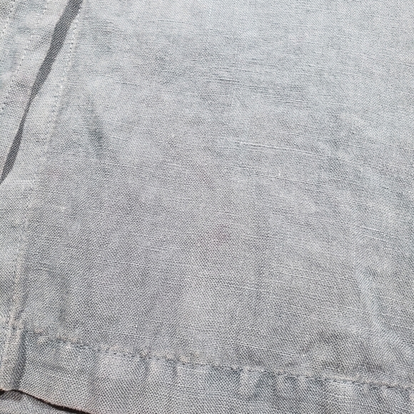 Allen Allen Linen Button Down Long Blouse Size XL - Picture 11 of 12